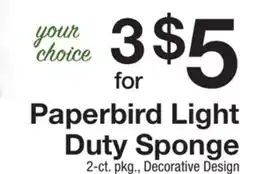 The Fresh Grocer Light Duty Sponge offer