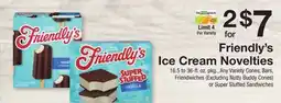 The Fresh Grocer Ice Cream Novelties offer