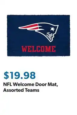 Sam's Club NFL Welcome Door Mat, Assorted Teams offer