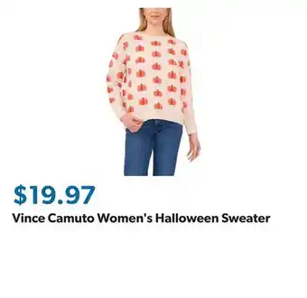 Sam's Club Vince Camuto Women's Halloween Sweater offer