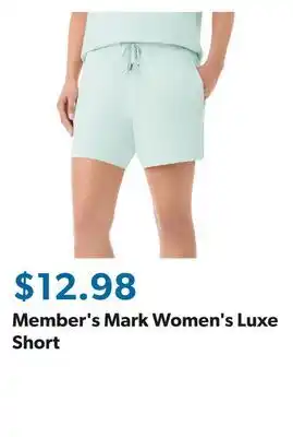 Sam's Club Member's Mark Women's Luxe Short offer