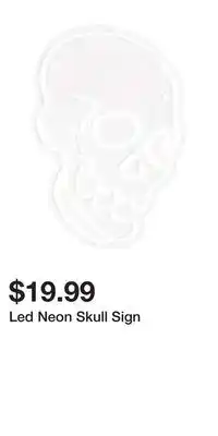 TJ Maxx Led Neon Skull Sign offer