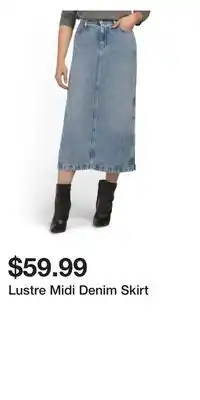 TJ Maxx Lustre Midi Denim Skirt offer