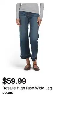 TJ Maxx Rosalie High Rise Wide Leg Jeans offer
