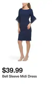 TJ Maxx Bell Sleeve Midi Dress offer