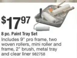 The Home Depot 8 pc. Paint Tray Set offer
