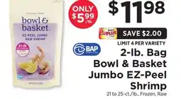 ShopRite 2-lb. Bag Jumbo EZ-Peel Shrimp offer