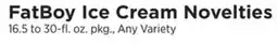 ShopRite Ice Cream Novelties offer