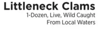 ShopRite Littleneck Clams offer