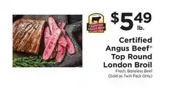 ShopRite Top Round London Broil offer