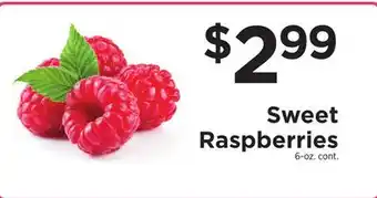 ShopRite Sweet Raspberries offer