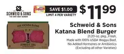 ShopRite Katana Blend Burger offer