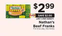 ShopRite Beef Franks offer