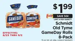 ShopRite GameDay Rolls 8-Pack offer