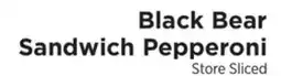 ShopRite Black Bear Sandwich Pepperoni offer