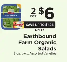 ShopRite Organic Salads offer