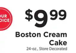 ShopRite Boston Cream Cake offer