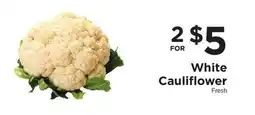 ShopRite White Cauliflower offer