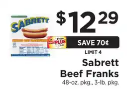 ShopRite Beef Franks offer