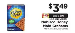 ShopRite Honey Maid Grahams offer