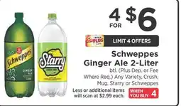 ShopRite Ginger Ale 2-Liter offer