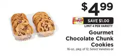 ShopRite Gourmet Chocolate Chunk Cookies offer