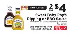 ShopRite Dipping or BBQ Sauce offer