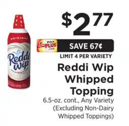 ShopRite Whipped Topping offer