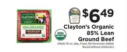 ShopRite Organic 85% Lean Ground Beef offer