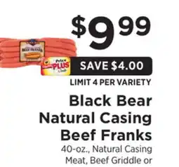 ShopRite Natural Casing Beef Franks offer