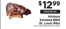 ShopRite Hickory Smoked BBQ St. Louis Ribs offer