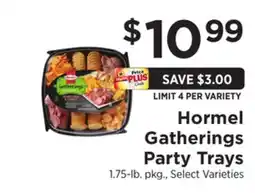 ShopRite Gatherings Party Trays offer