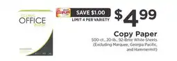 ShopRite Copy Paper offer