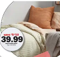 Meijer Select Fashion Quilts offer