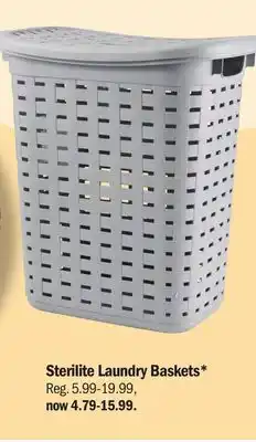 Meijer Sterilite Laundry Baskets offer
