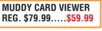 Dunham's Sports MUDDY CARD VIEWER offer
