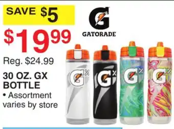 Dunham's Sports GATORADE 30 OZ. GX BOTTLE offer