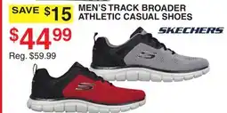 Dunham's Sports SKECHERS MEN'S TRACK BROADER ATHLETIC CASUAL SHOES offer