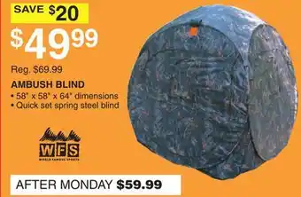 Dunham's Sports WFS AMBUSH BLIND offer