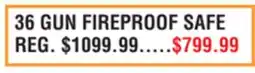 Dunham's Sports CANNON 36 GUN FIREPROOF SAFE offer