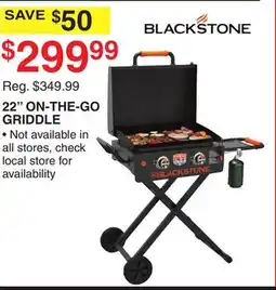 Dunham's Sports BLACKSTONE 22 ON-THE-GO GRIDDLE offer