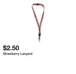 Five Below Strawberry Lanyard offer