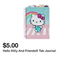 Five Below Hello Kitty And Friends Tab Journal offer