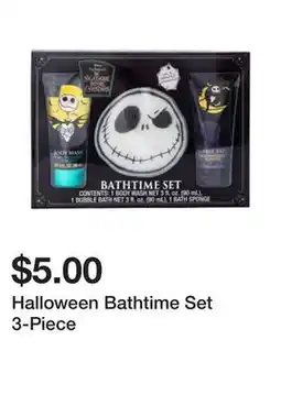 Five Below Halloween Bathtime Set 3-Piece offer
