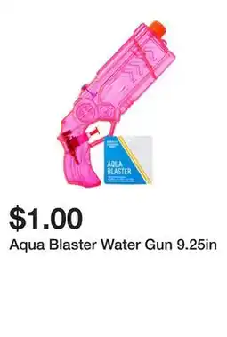 Five Below Aqua Blaster Water Gun 9.25in offer