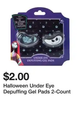 Five Below Halloween Under Eye Depuffing Gel Pads 2-Count offer