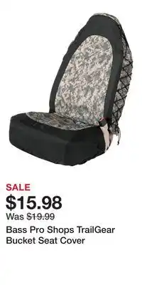 Cabela's Bass Pro Shops TrailGear Bucket Seat Cover offer