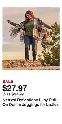 Cabela's Natural Reflections Lucy Pull-On Denim Jeggings for Ladies offer