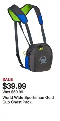 Cabela's World Wide Sportsman Gold Cup Chest Pack offer