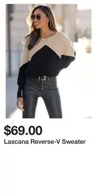 Victoria's Secret Lascana Reverse-V Sweater offer